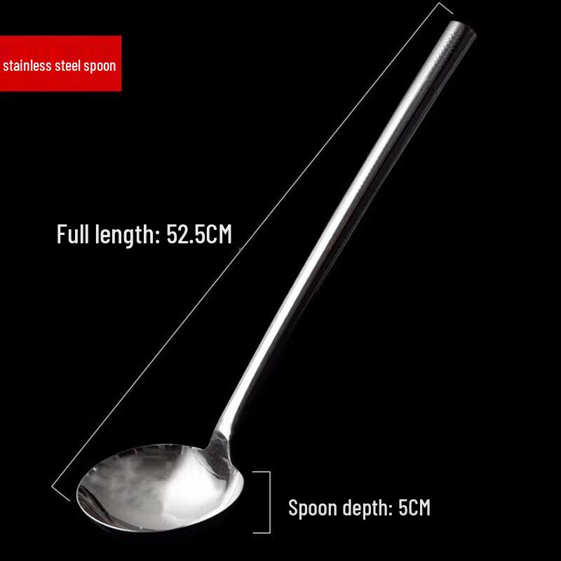 Wutian Edelstahl Schöpfkelle mit langem Griff