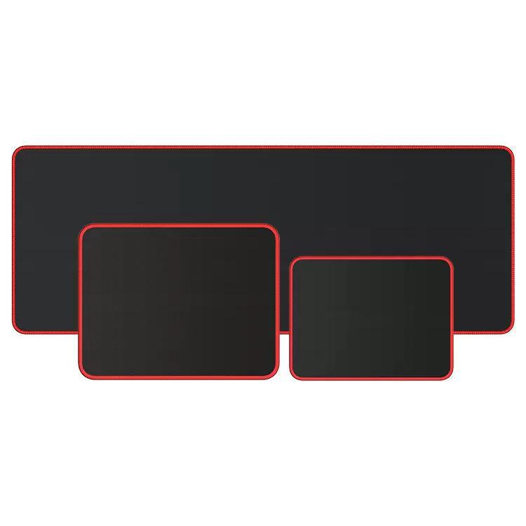 Custom Black Gaming Mouse Pad with Lock Edge