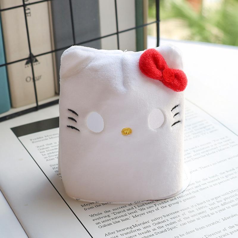 Bambola di Hello Kitty per Halloween Cinnamoroll Kuromi Kawaii Peluche Fantasma Ciondolo Portachiavi Accessori per Borsa Regali di Compleanno Giocattoli di Halloween
