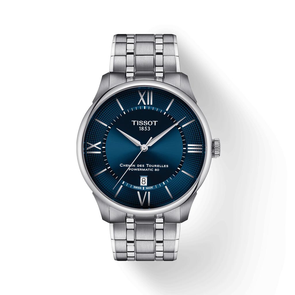 Tissot Edelstahl blaues Zifferblatt Herren Modeuhr T139.407.11.048.00
