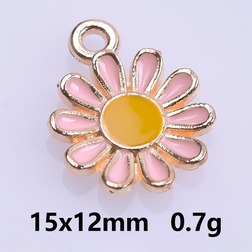 Rosa Liebe Mädchen Accessoires Emaille Großhandel Anhänger Für Schmuckherstellung Zubehör Mond/Blume/Schmetterling Anhänger Charm DIY Ohrring Basteln