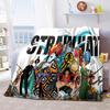 Starring the classic Japanese cartoon ONE PIECE Monkey D. Luffy blanket soft home furnishing nap decoration four seasons warm Sherpa blanket U6