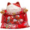 Lucky Cat Ceramic Piggy Bank Ornament