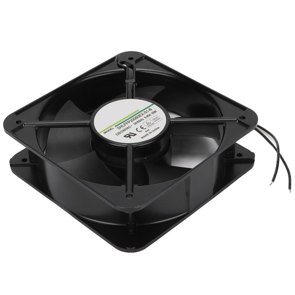 Lüfter 200mm Doppelkugellager Industrie-Lüfter für Gehäusebelüftung Maschinen