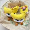 Urocza Żółta Banana Piano Pluszowa Lalka Wypchane Zabawki Brelok Zawieszka Ozdoby do Torby Ozdoby do Plecaka Brelok dla Dziewczynki Prezenty dla Dzieci