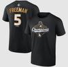 Freeman Dodgers 2025 World Series Champions Name Number T-Shirt Reprint Unisex T-Shirt