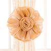 2pcs Practical Tieback Clip-on Rose Flower Window Curtain Home Decor Tie Holder