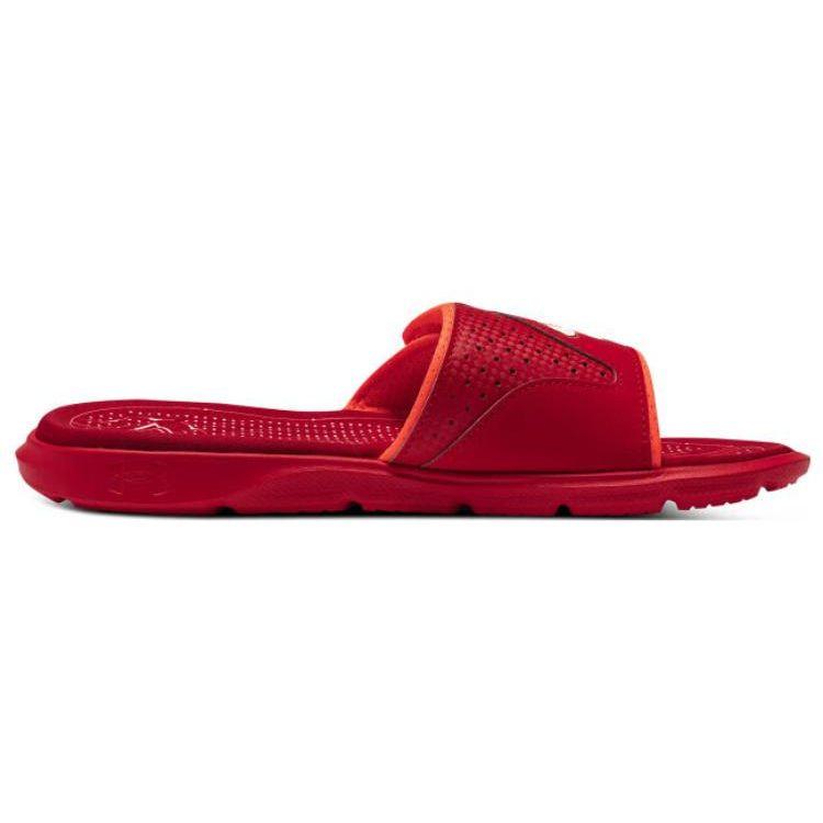 Under Armour Mercenary Casual Versatile Rubber Sole Durable Slide Sandals Unisex Footwear Red 3026035-600