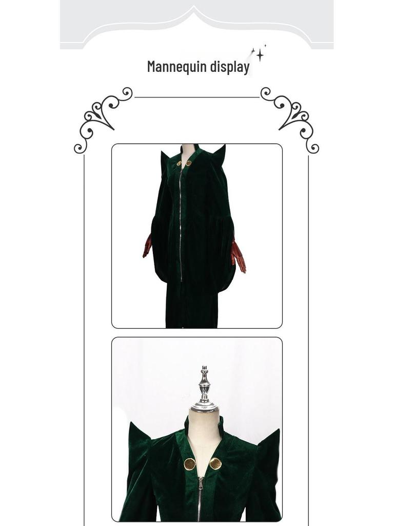 Harry Potter Minerva McGonagall Hogwarts Rektor Cosplay Robe Kostym