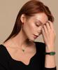 Lollalojeu Ms Lola Malachite Textured Leather Strap Women'S Watch