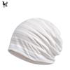 Hat Women'S Capped Striped Hollow Breathable Sunscreen Baotou Hat