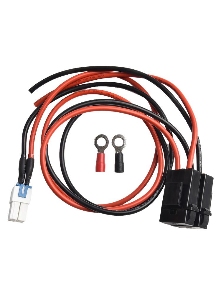 For ICOM IC7000 IC7600 FT450 TS480 FT950 4Pin 12AWG Power Cable Temperature Resistant Compatibility with Models