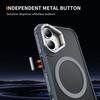 For iPhone 17 Case with Lens Kickstand Matte Phone Back Cover Compatible with MagSafe