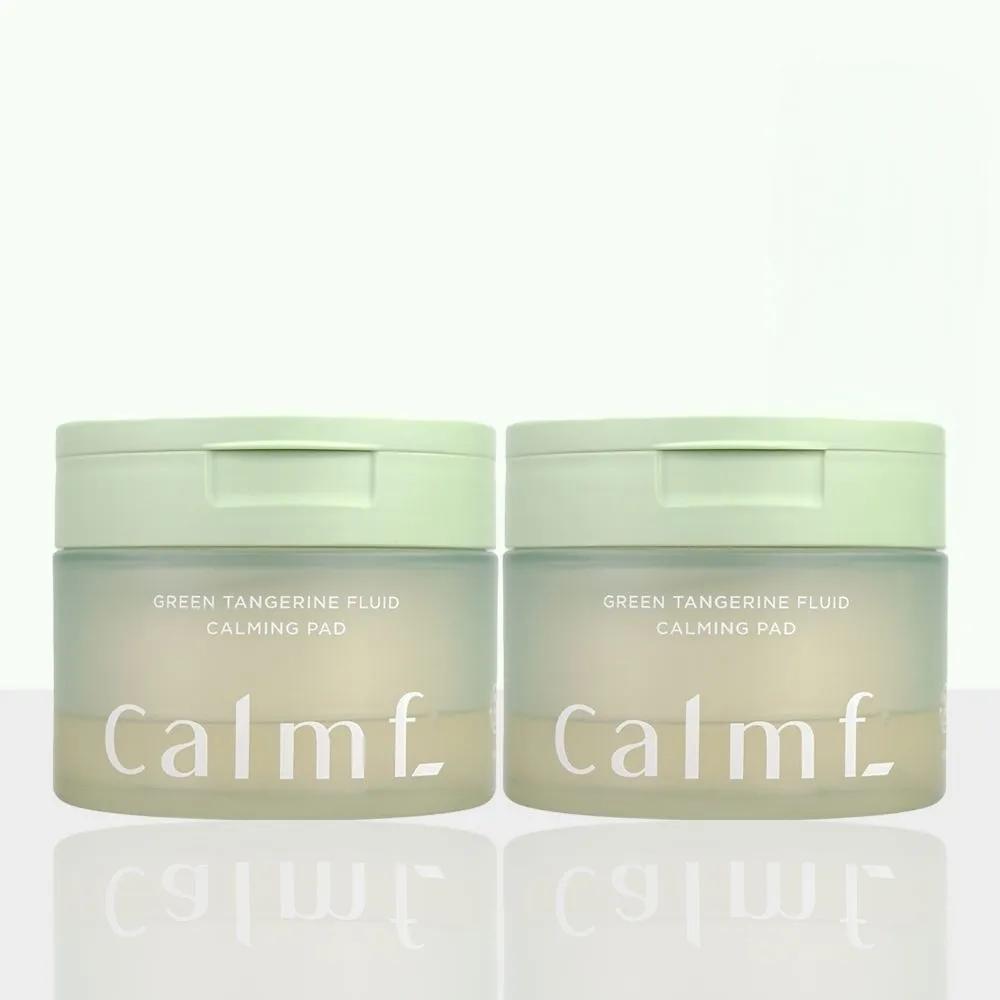 [1+1] Calmf Green Tangerine Fluid Calming Pads 70 Sheets (Skin Pack)