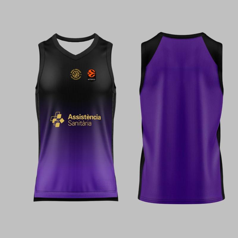 2026/27 Barcelona Mamba Unisex Basketball Jersey Vest, Sleeveless Breathable Mesh Vest, Street Basketball Jersey