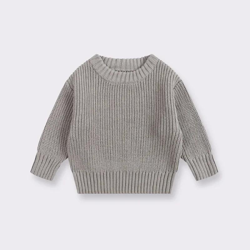 0-7T Bambino Bambina Neonato Maglione Neonato Pullover Lavorato a Maglia Top Casual Base Abbigliamento in Maglia