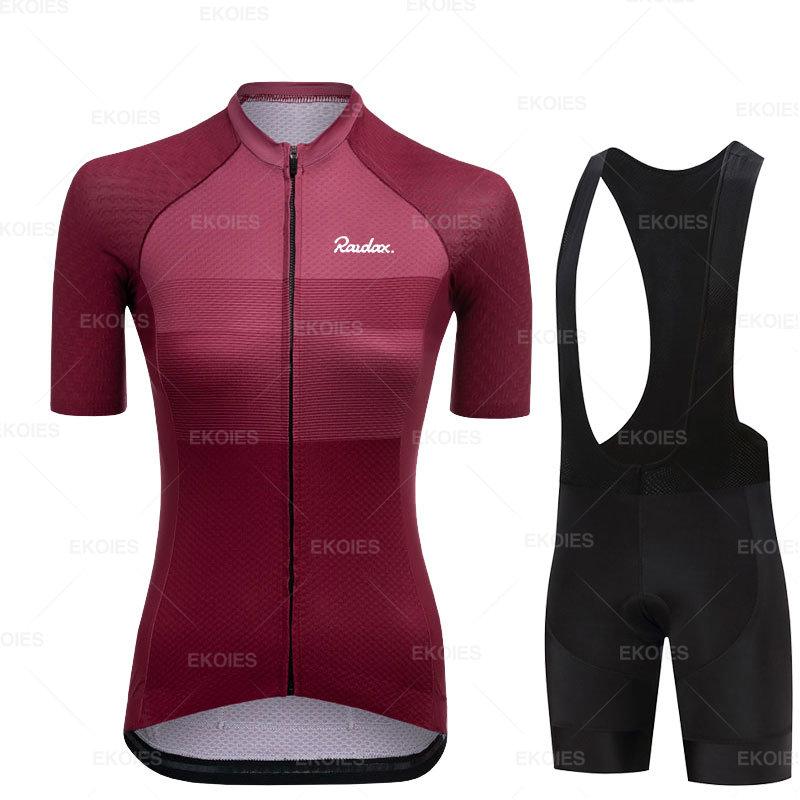 Woman Cycling Clothing Summer Short Sleeves Cycling Set Ropa Ciclismo Cycling Jersey Set Bicycle Clothing Riding Bike Clothes