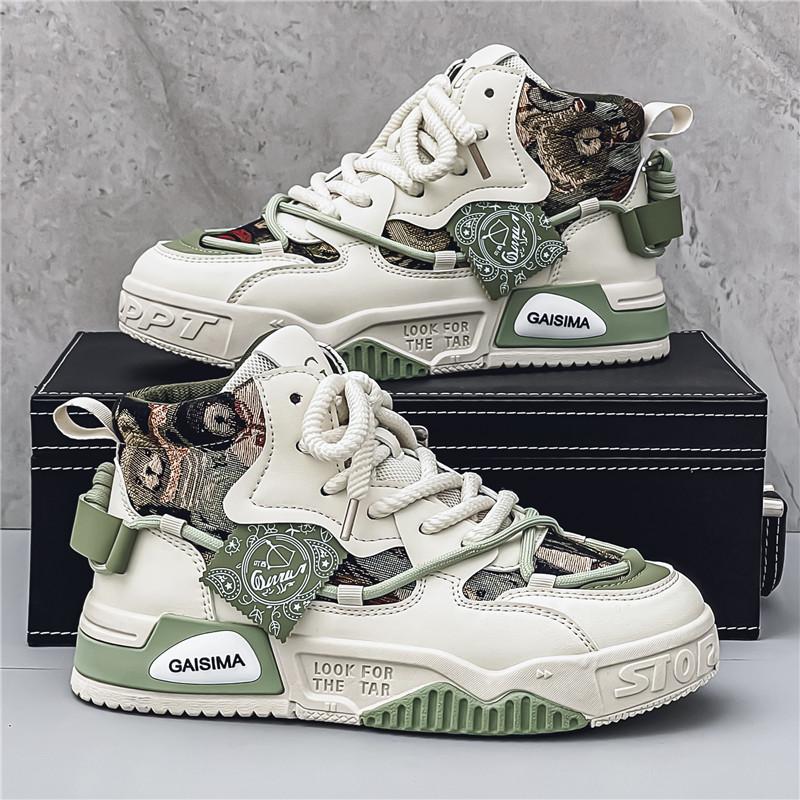 Fashion New Autumn Men's Shoes Men High Top Platform Sneakers for Men Trend Design Skateboard Shoes Sneaker Zapatillas Designer