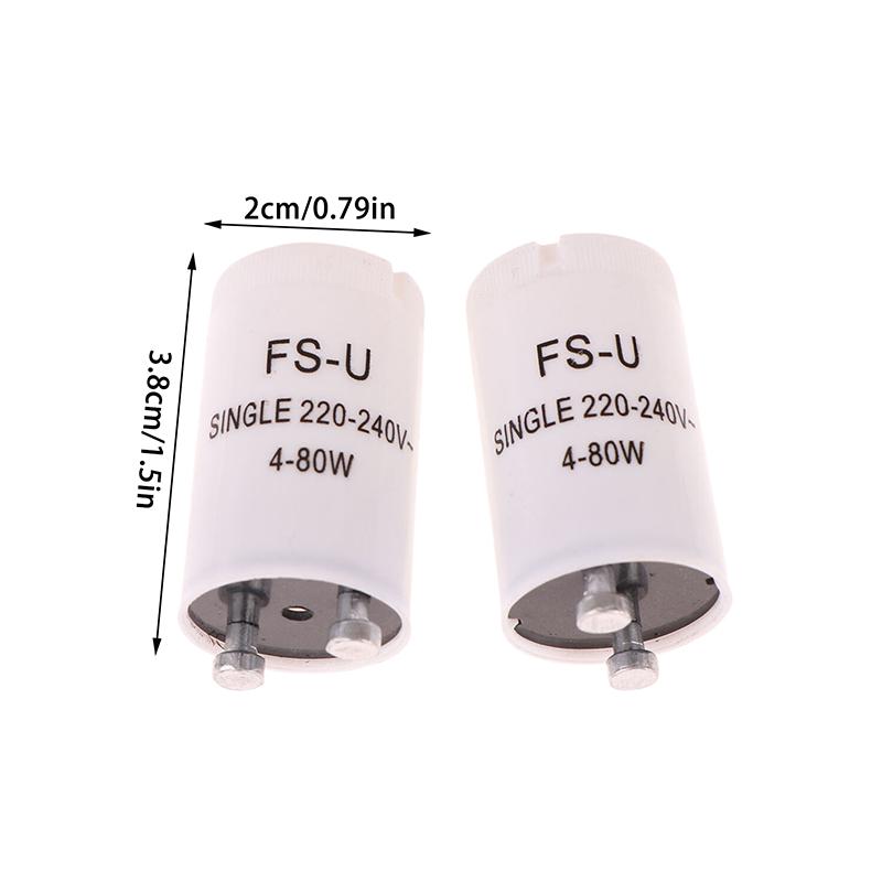 5Pcs High-Quality Fluorescent Starters Ac220V-240V 4-80W Fluorescent Tube Fuse Starter Ce Rohs Fuse Starters