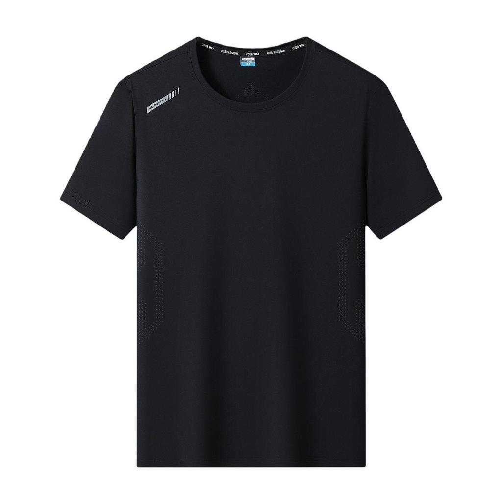 Men's Summer Quick-Dry Breathable Ice Silk Sports T-Shirt