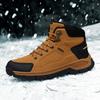 TUINANLE Winter Men Boots Fur Warm Snow Boots Men Hiking Shoes Work Ankle Booties Outdoor Men's Sneakers Footwear
