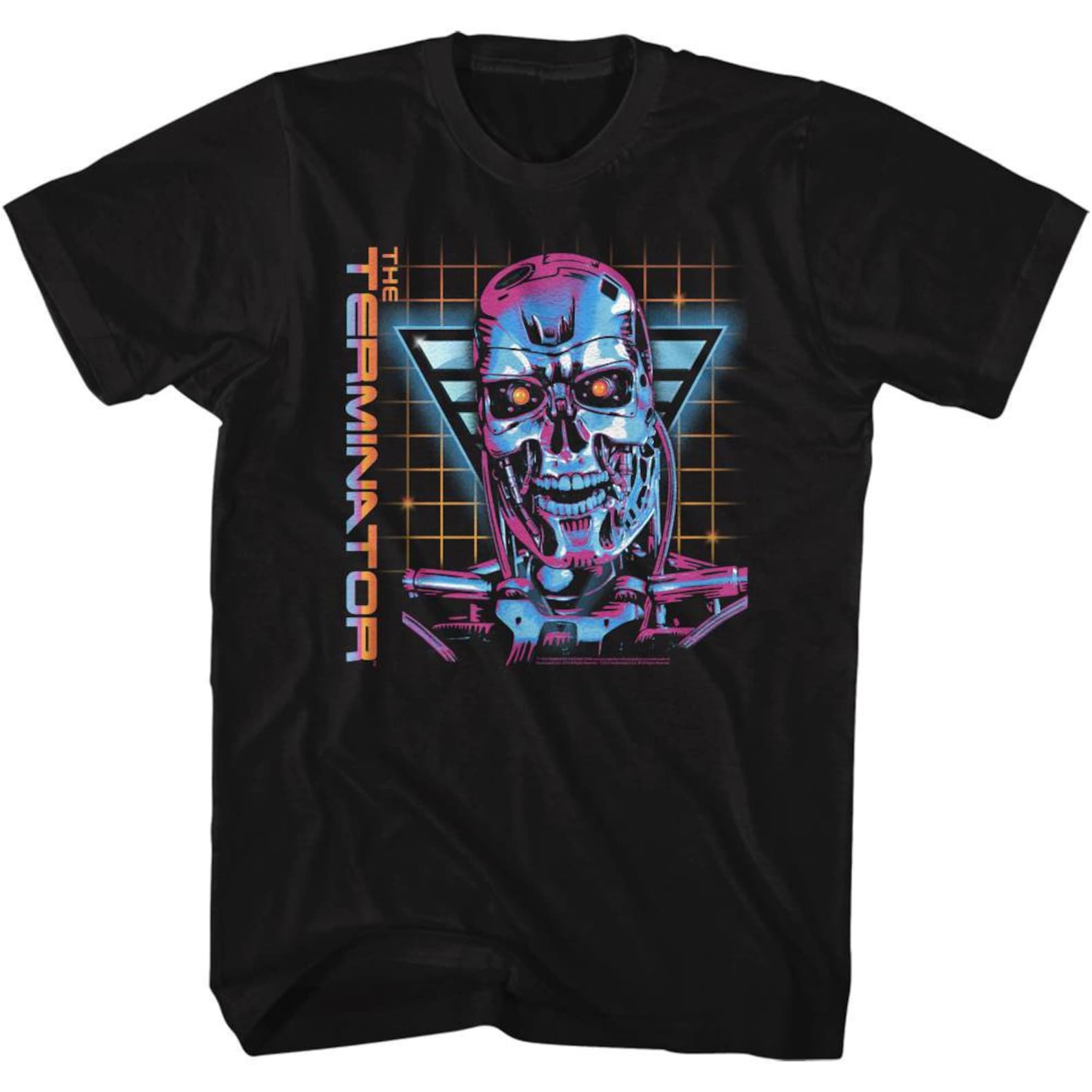 Terminator So Very 80 s Black Adult T-Shirt 3XL