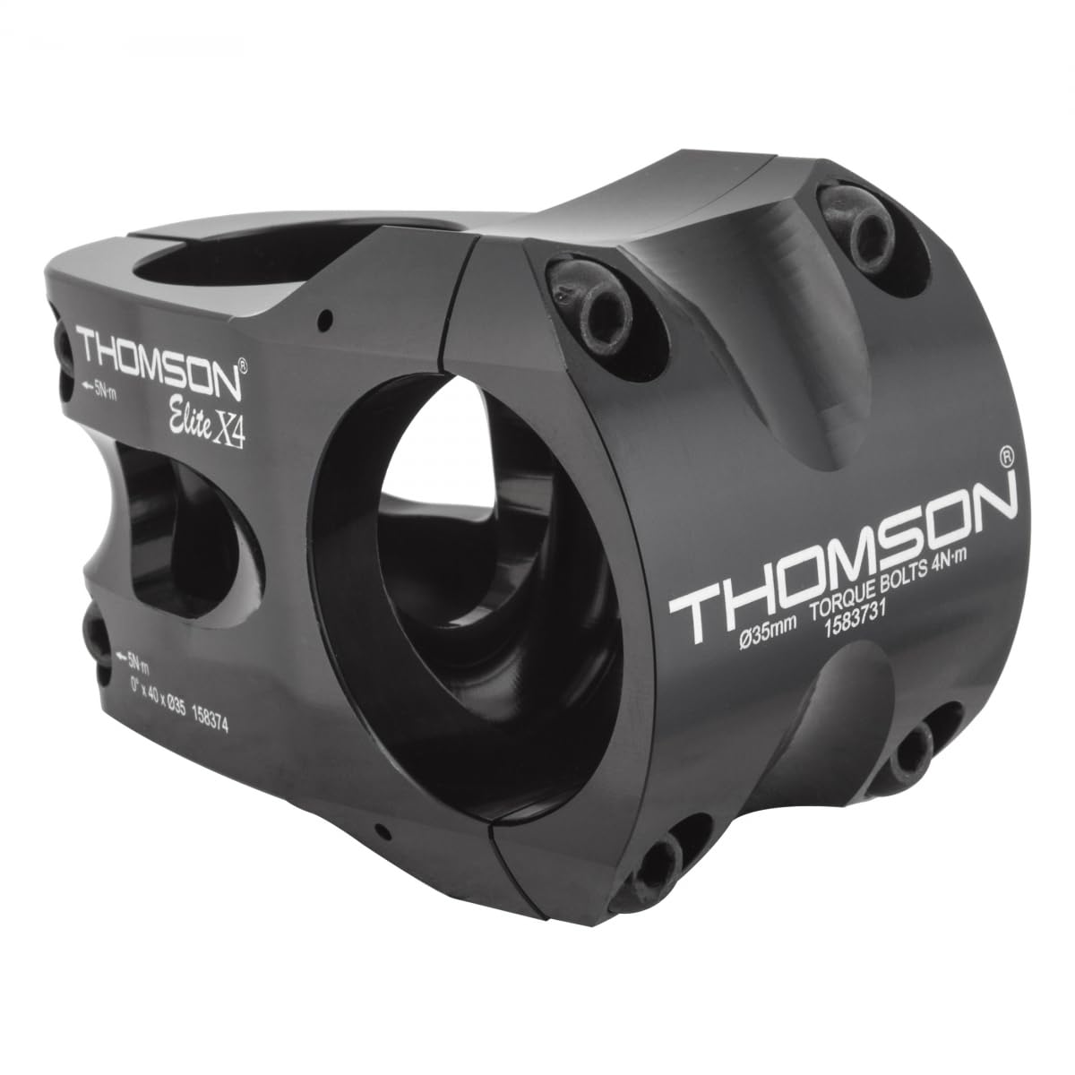 

THOMSON ELITE 35MM X4 Диаметр зажима штока 40 мм SME177 (1-1/8 35.0) [Черный (0°)] чёрный