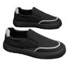 Old Beijing Oxford Cloth Shoes Men's Spring and Summer Breathable and Light Lazy One-pedal Men's Shoes Trendy Ultra-light Board Shoes Black