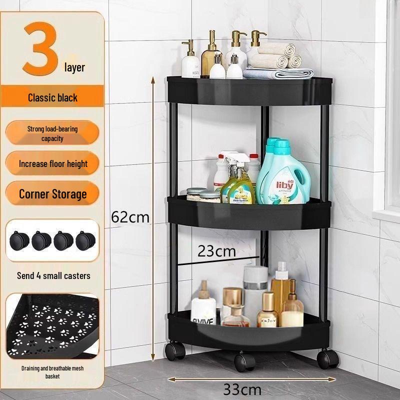 Corner Bathroom Multi-Layer Storage Shelf