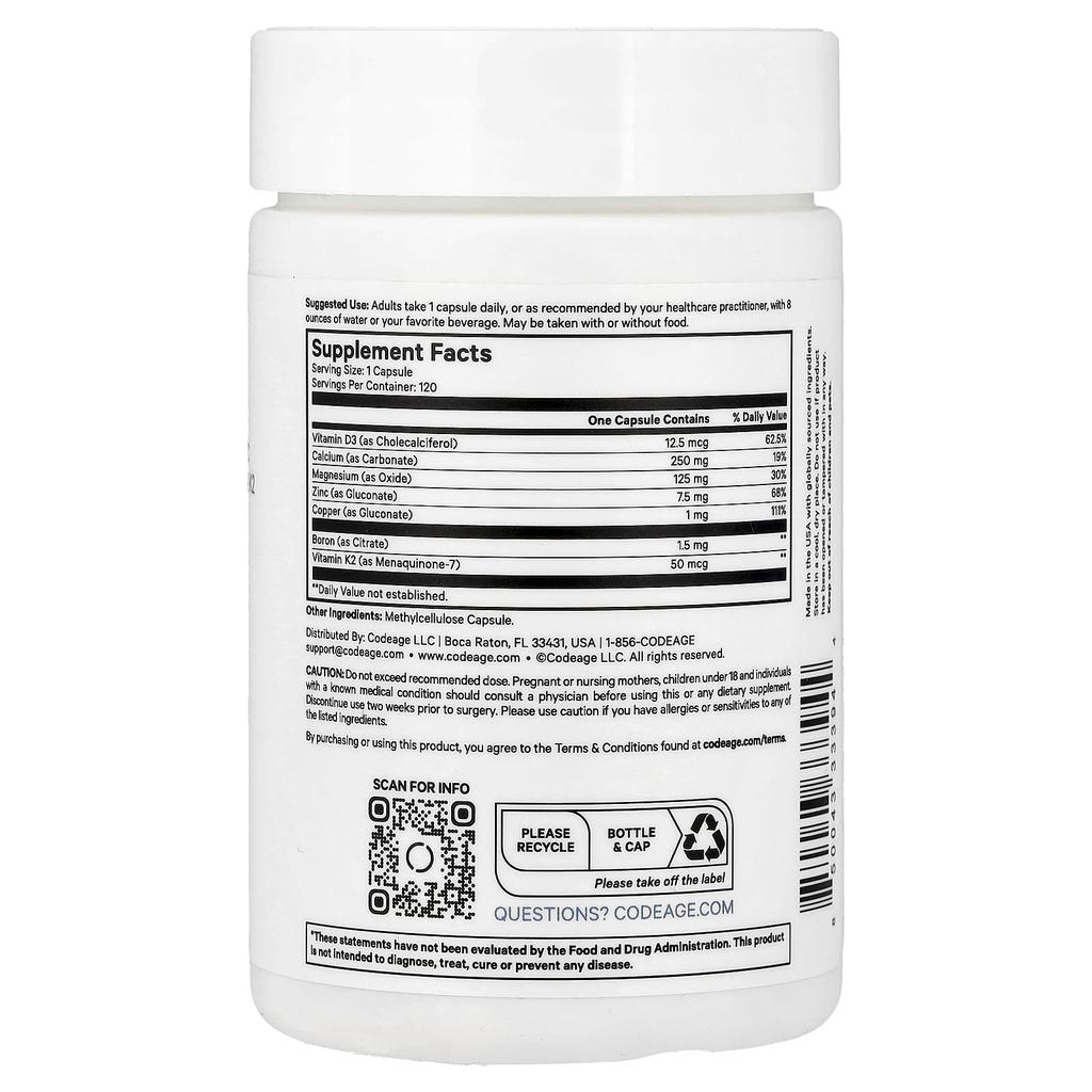 Calcium Pro+, Veggie Capsules 120