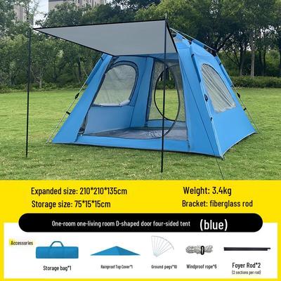 ZISIZ 3-4 Person Camping Tent