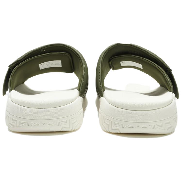 Fila Fusion Buster Slipper Comfortable Casual Slide Sandals Men Slippers White Green T12M421503FCG