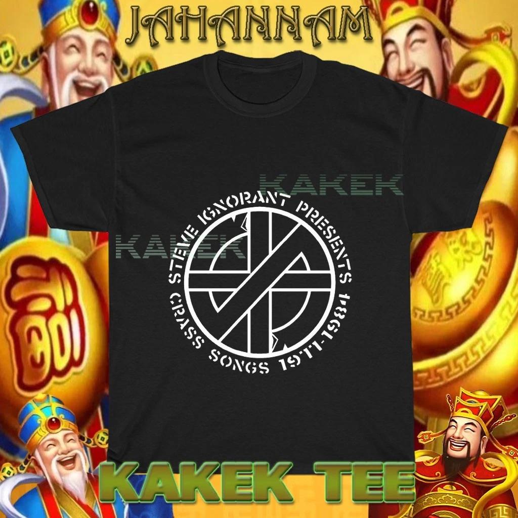 

New Shirt CRASS Songs Steve Ignorant Presents USA T shirt Funny Size S to 5XL S