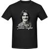 HRGGWYB Herren James Music Taylor Reines Baumwoll Sommer Freizeit und Modisches T-Shirt(3)