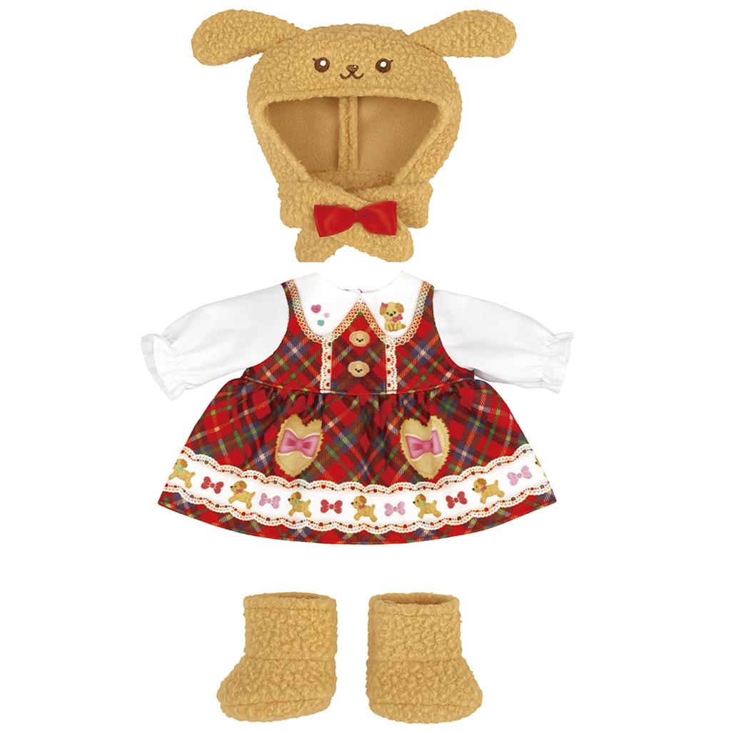PILOT CORPORATION Mel-chan Dress-Up Set, Fluffy Poodle Outfit