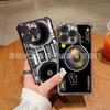 Retro Camera for iPhone17 Mobile Phone Case, Four Corners Anti-drop Airbag 16promax Lens Film 15 Protective Case