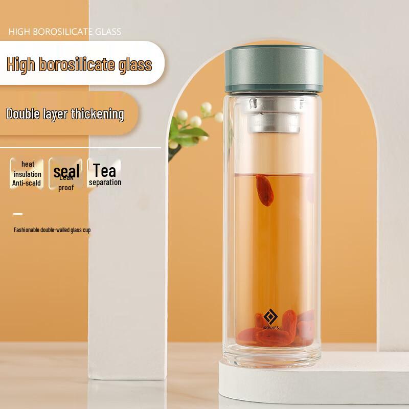 

Yileya Fashion Double Wall Glass Cup