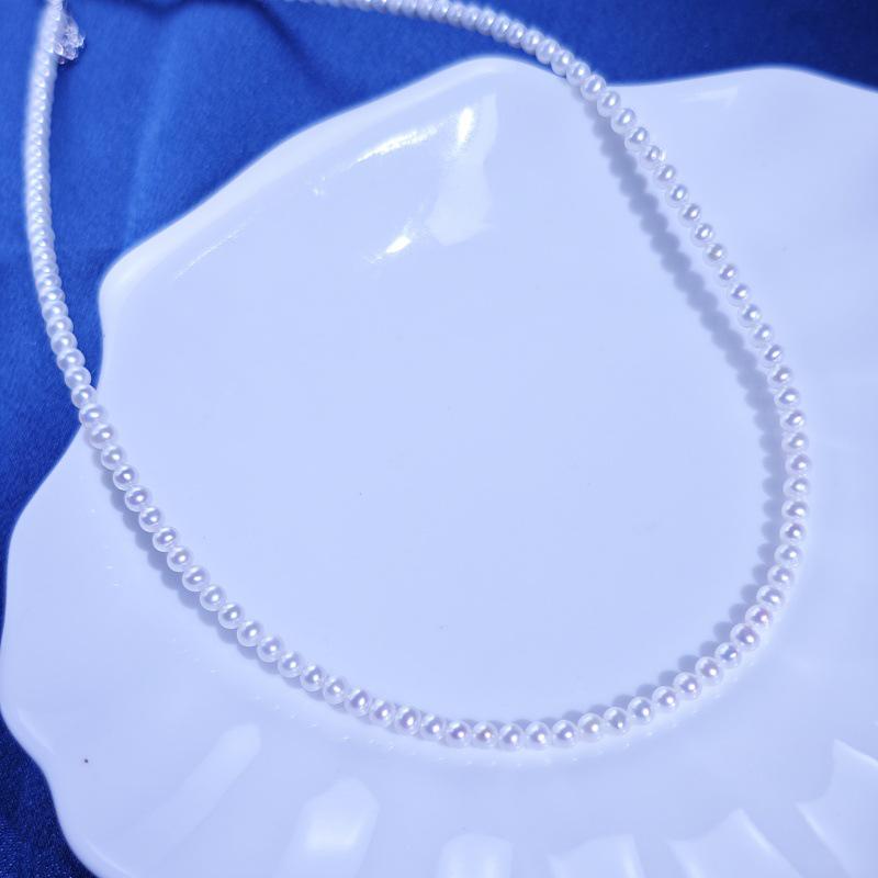 Zhuji Simple Freshwater Pearl and Millet Bead Necklace