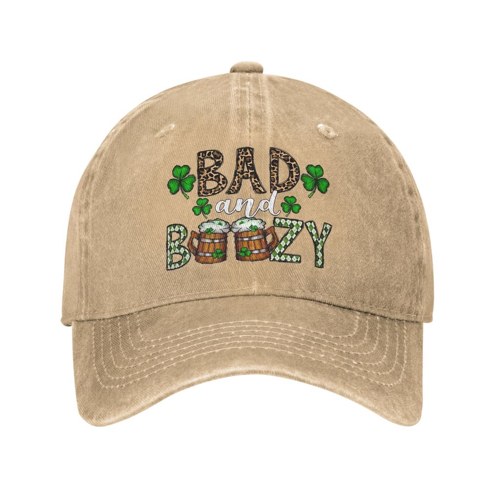 Summer St PatrickS Day Birthday  Baseball Cap Sun  Sun Visor Washed Hats Men Adult Fitted Retro Outdoor Sports Baseball Caps