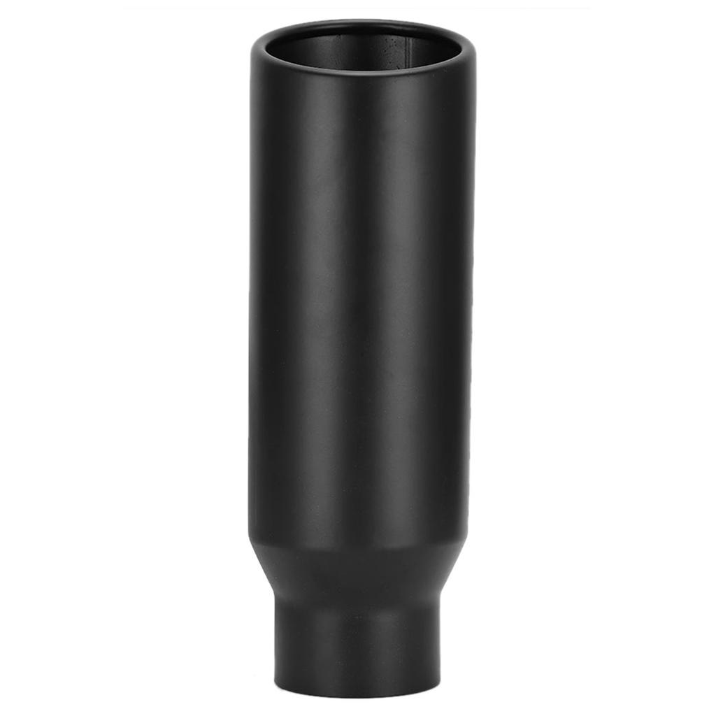 Car Exhaust Pipe Stainless Steel 80mm 3.1in Inlet 102mm 4in Outlet Universal Tail ThroatBlack