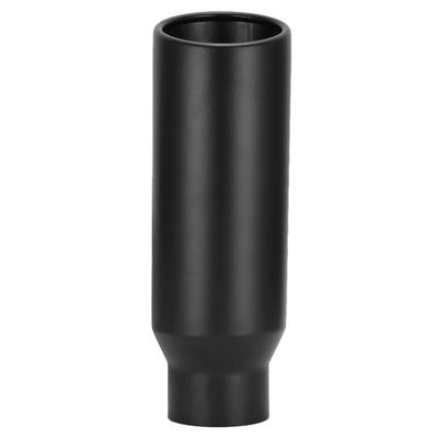 Tubo de Escape para Coche Acero Inoxidable 80mm 3.1in Entrada 102mm 4in Salida Garganta de Escape UniversalNegro
