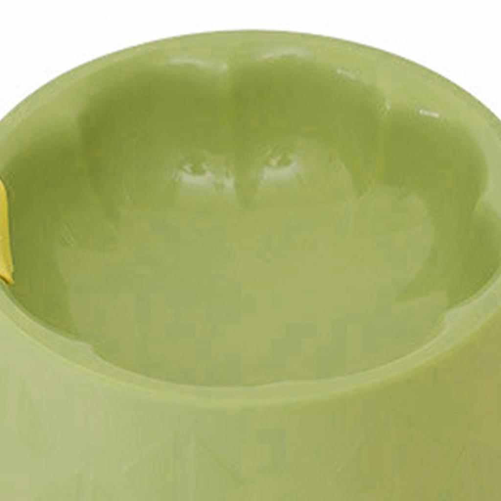 Pet Food Bowl Multipurpose Cute Flower Shape Large Capacity Spill Proof Cervical Protection Dog Cat