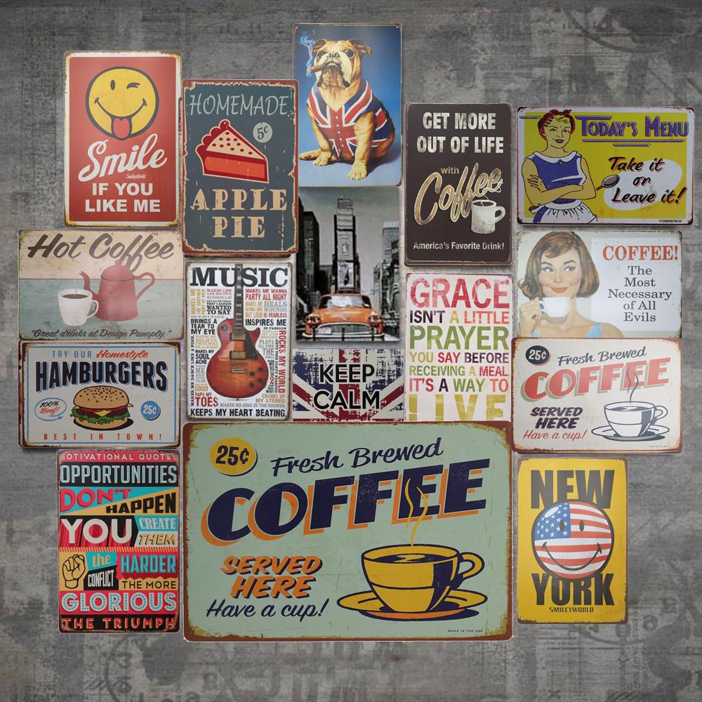 Buy [XRK] Vintage Metal Tin Sign Poster Plaque Bar Pub Club Cafe Home ...