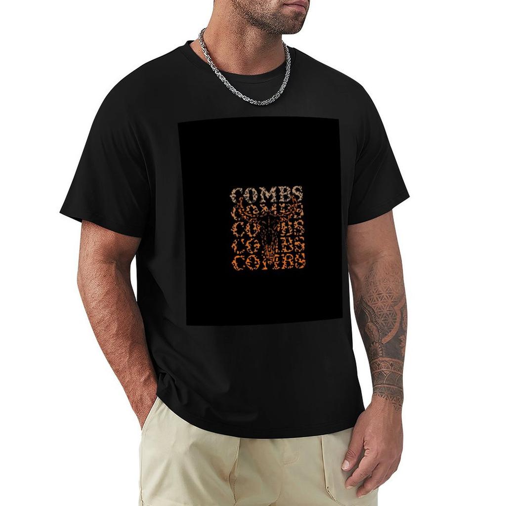 Combs Crazy Bullhead Tshirt Basic Solid Color Short Sleeve Tshirt