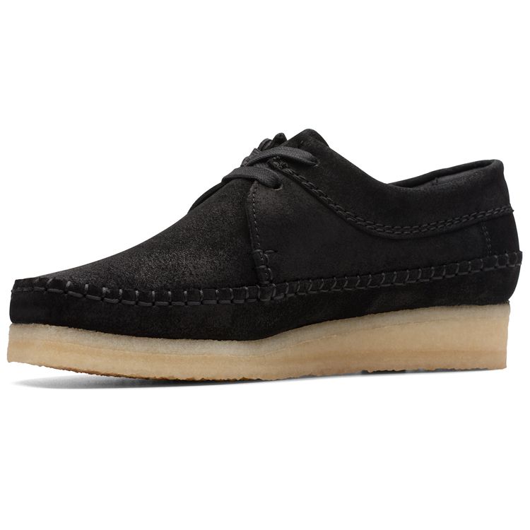 Clarks Originals Two-Layer Cowhide Vintage Fashion Comfortable Low-Top Casual Shoes Women sneakers Black 261732554