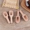 4Pcs Wooden Coffee Tea Scoops Mini Candy Bath Salt Spices Flavors Spoons