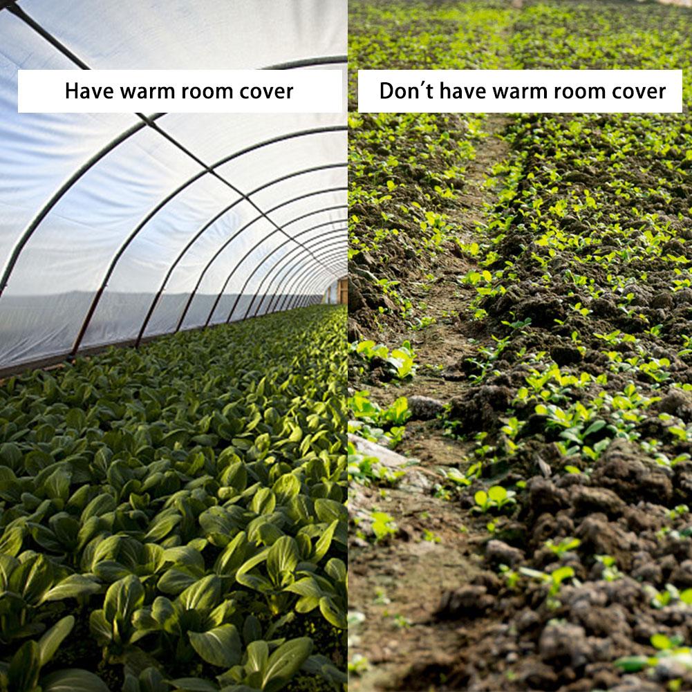 Garden Poly Tunnel Greenhouse Foldable Plants Metal Frame Protector Corrosion Resistant Roof Panels Foil Hothouse Land Cover New