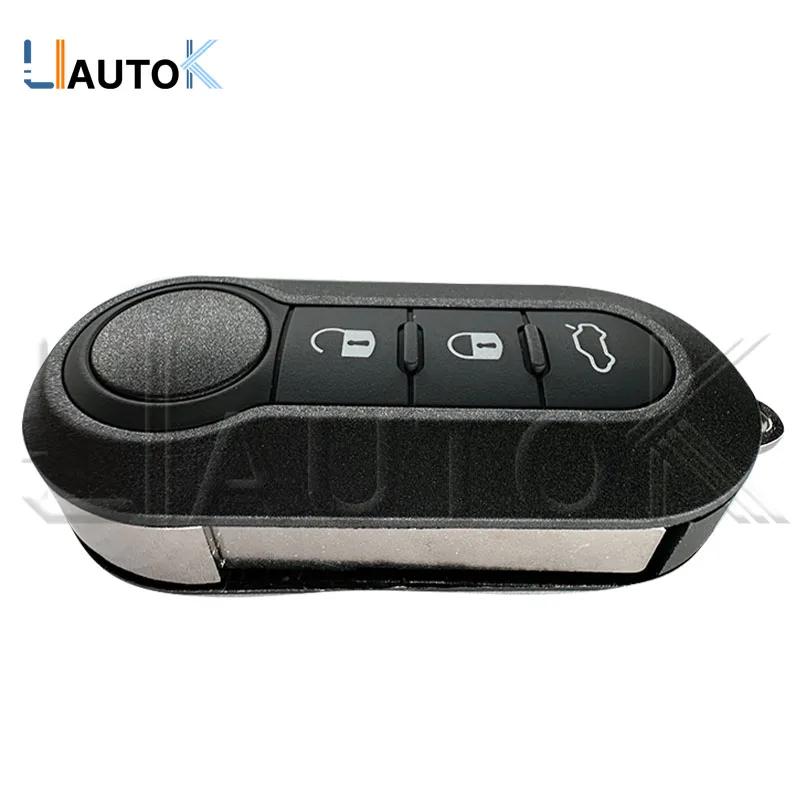 Car Key Case For Fiat 500 Punto Ducato Panda Bravo For Citroen Jumper For Peugeot Boxer Uncut Blade Key 2/3 Buttons Key Shell