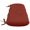 2 piece Bench Cushions VIANEN 100percent  Polyester Red