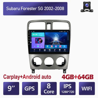Car Radio Carplay For Subaru Forester SG 2002-2008 Android Multimedia Video Player GPS Navigation WIFI 4+64GB
